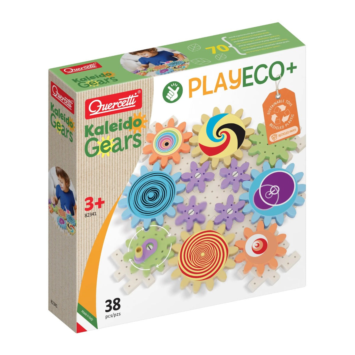 GIOCO KALEIDO GEARS -LINEA PLAY ECO PER BAMBINI 3+