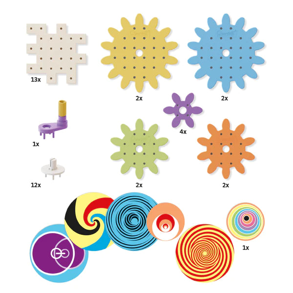 GIOCO KALEIDO GEARS -LINEA PLAY ECO PER BAMBINI 3+