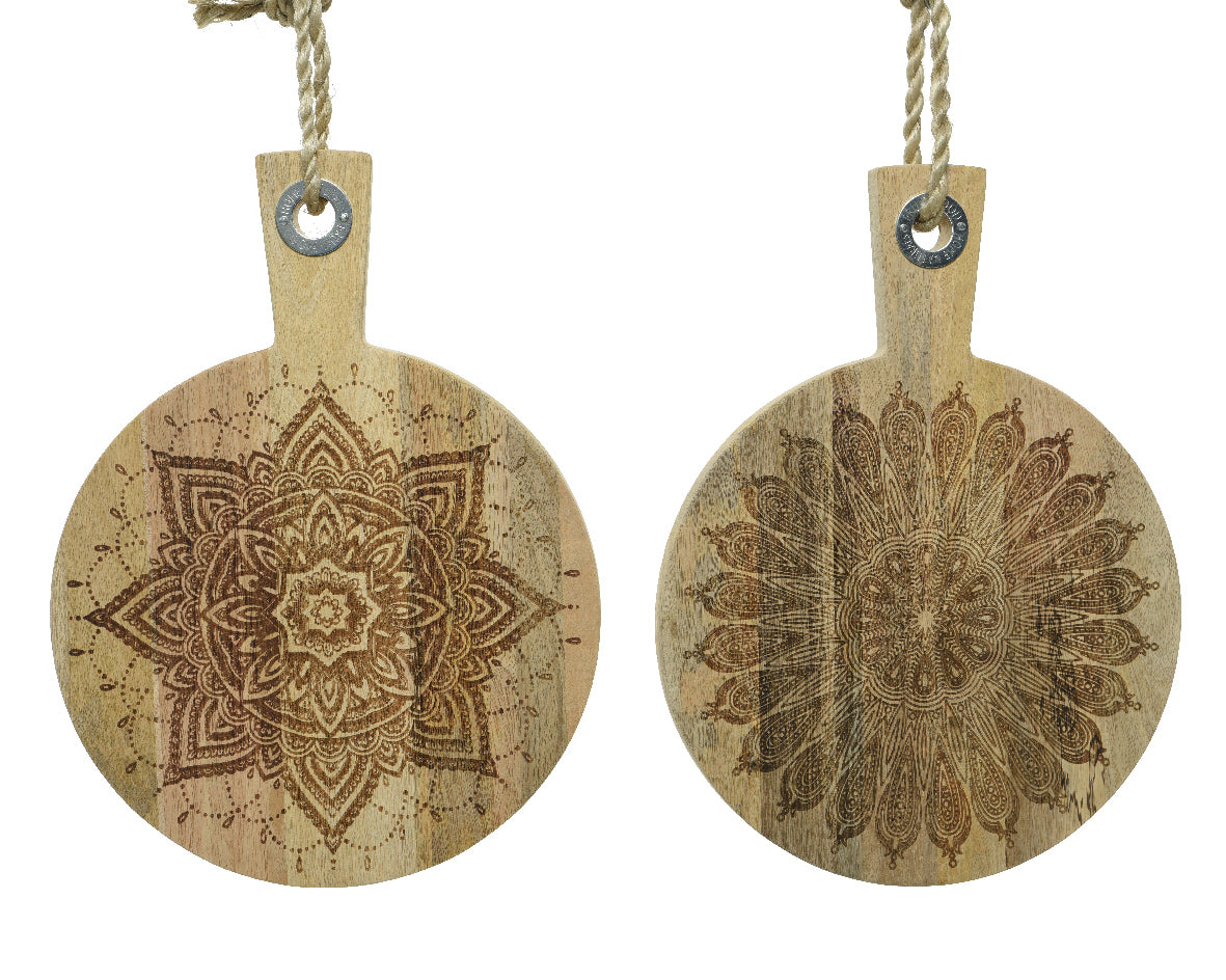 TAGLIERE DA CUCINA IN LEGNO DI MANGO 45X36X2CM ASSORTITO