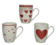 TAZZA IN CERAMICA LOVE 8,20X5,5X10,5CM ASSORTITA