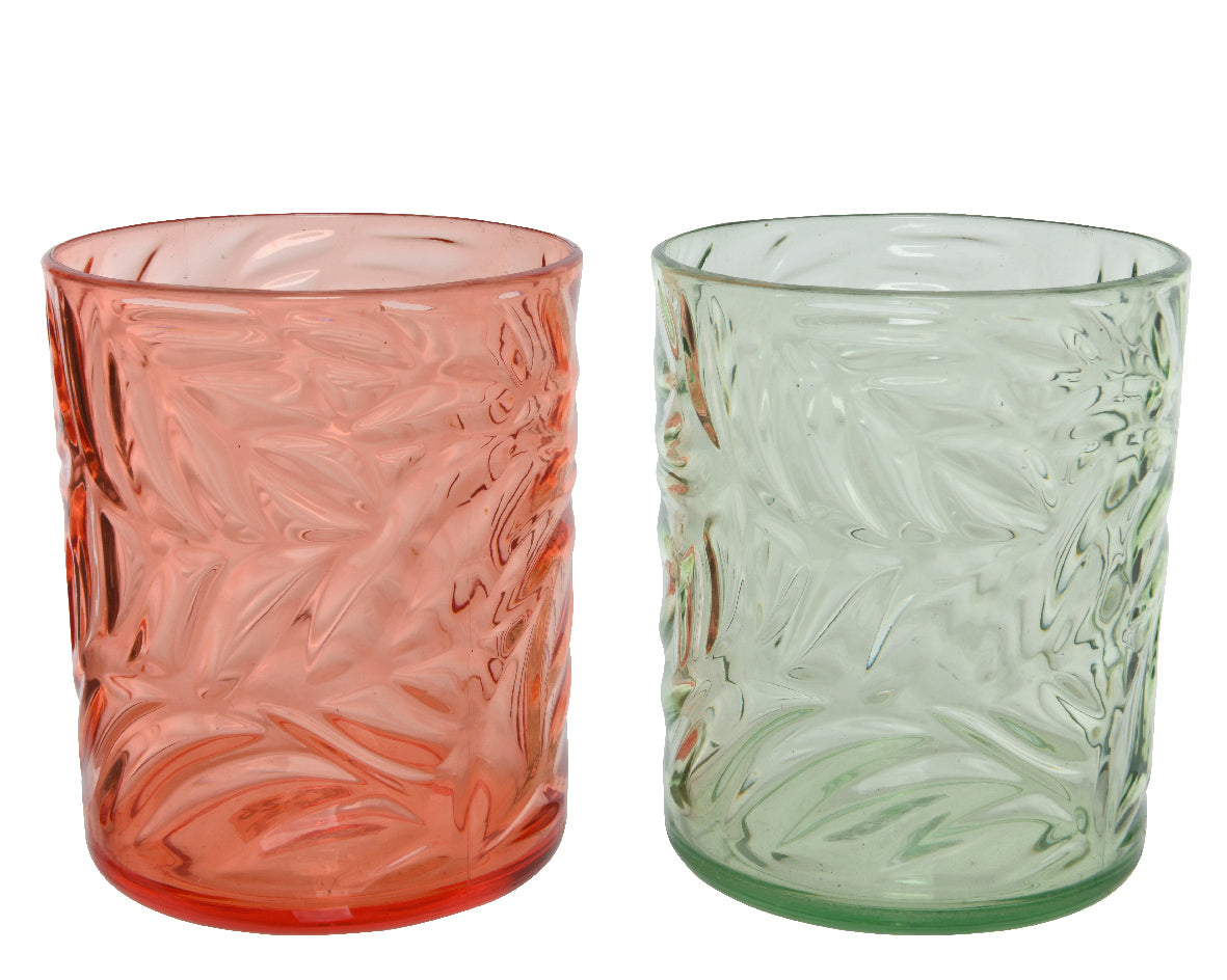 BICCHIERE PRINTEMPS 8X10,5CM COLORE ASSORTITO