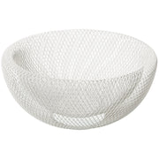 Fruttiera Tonda in Metallo a Griglia D25x14 cm Nero Peraga Home