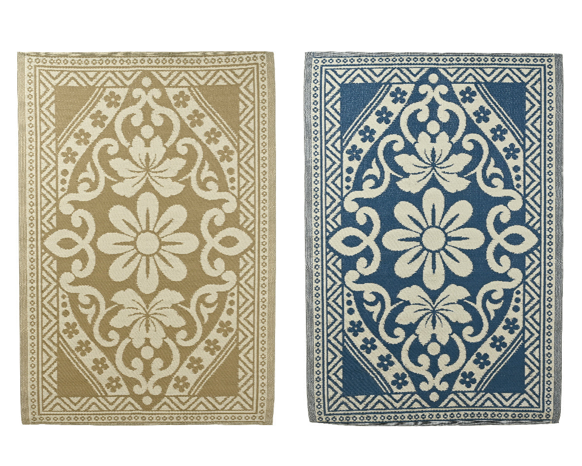 TAPPETO RETTANGOLARE DECO FLOREALE  D150CM IN POLIPROPILENE MODELLO ASSORTITO