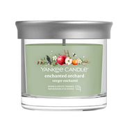 YANKEE CANDLE Candela Tumbler Piccola in vetro Signature Enchanted Orchard