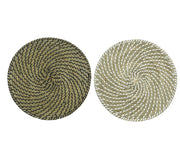 SOTTOPIATTO EFFETTO MARE 38CM ASSORTITO