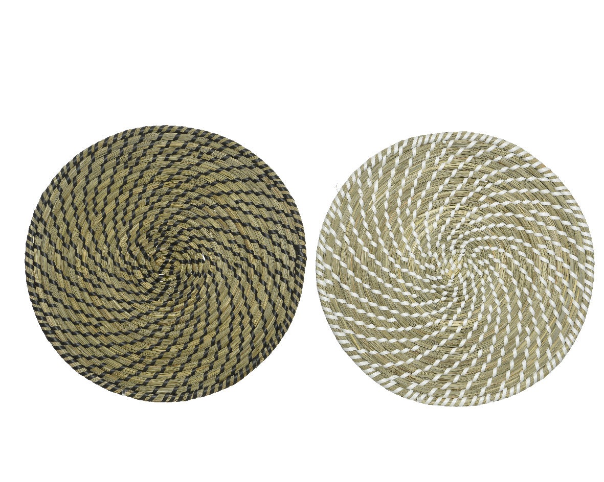 SOTTOPIATTO EFFETTO MARE 38CM ASSORTITO