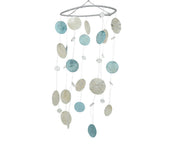 DECORAZIONE APPENDIBILE CON CONCHIGLIE/PERLE 1,5X23X30CM