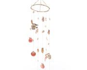 SCACCIA PENSIERI IN CORDA CON DECORAZIONE IN CONCHIGLIE