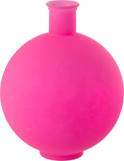 Vaso a sfera in vetro 34X34X44cm Rosa Neon / Fucsia