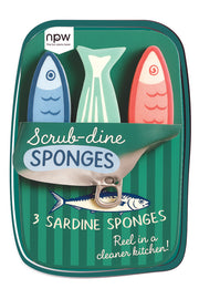 Spugne a Forma di Sardina 3 Pezzi MAGS - immagine 1