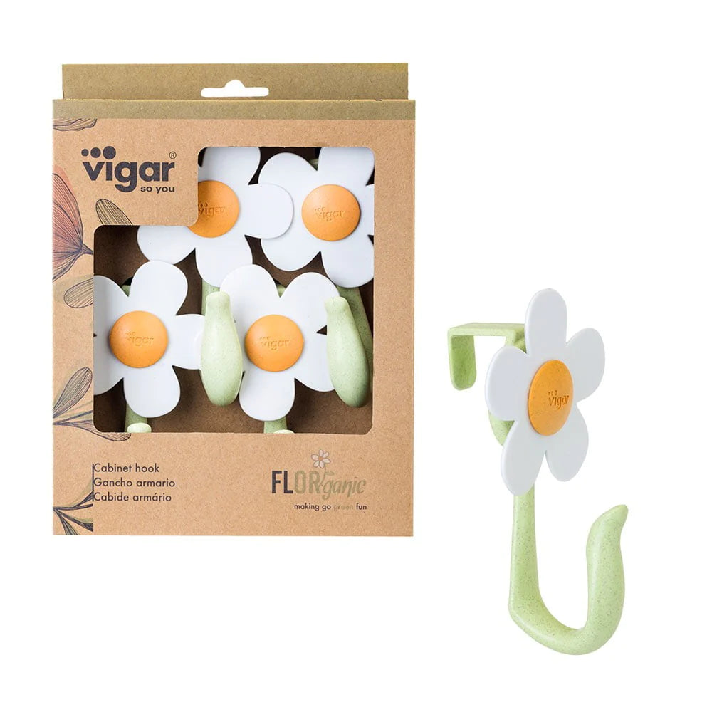 SET 4 GANCI PER ARMADIO "FLORGANIC"
