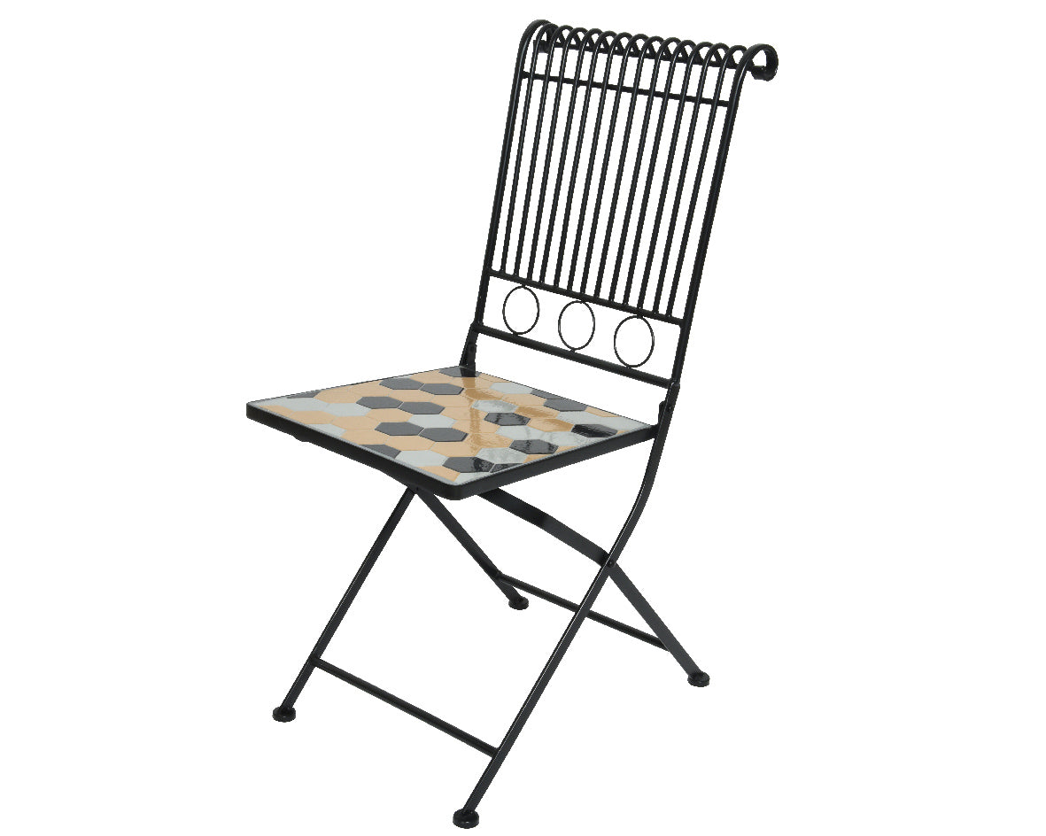 SEDIA BISTRO PULA PIEGHEVOLE 45X38X90CM