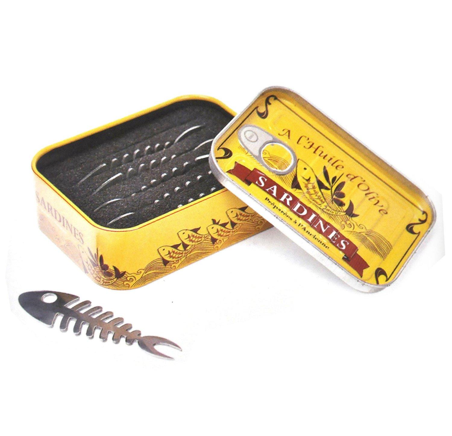 Set 6 forchettine da aperitivo "Sardines"