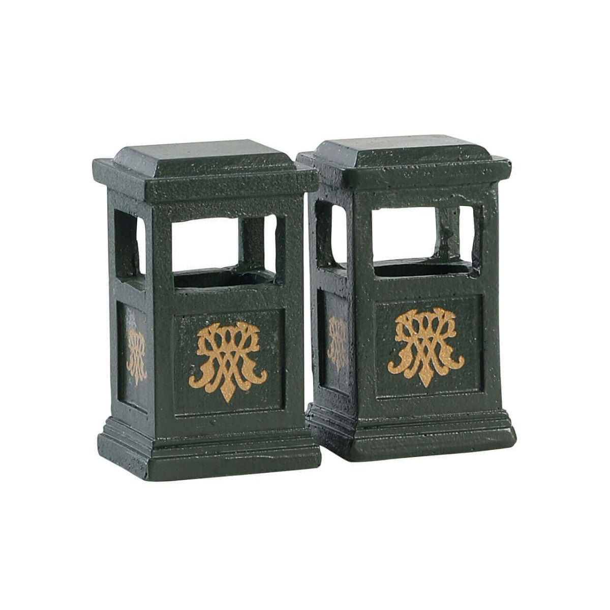 Green Trash Can - LEMAX COD. 84386