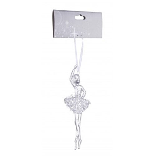 PENDAGLIO PREZIOSO CON BALLERINA TRASPARENTE