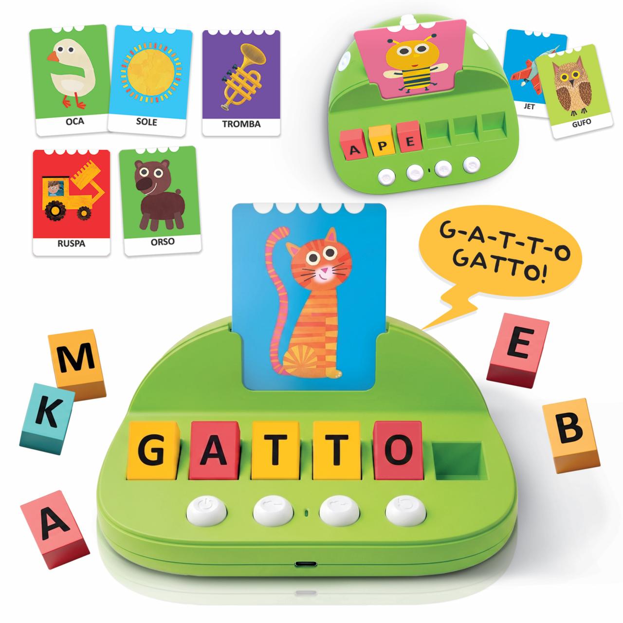 Gioco Educativo La Macchina Parlante Scrivi e Leggi in Autonomia Multicolore 3-6 Anni Headu