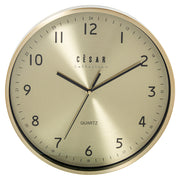 Orologio da Parete D30cm Oro e Nero Peraga Home