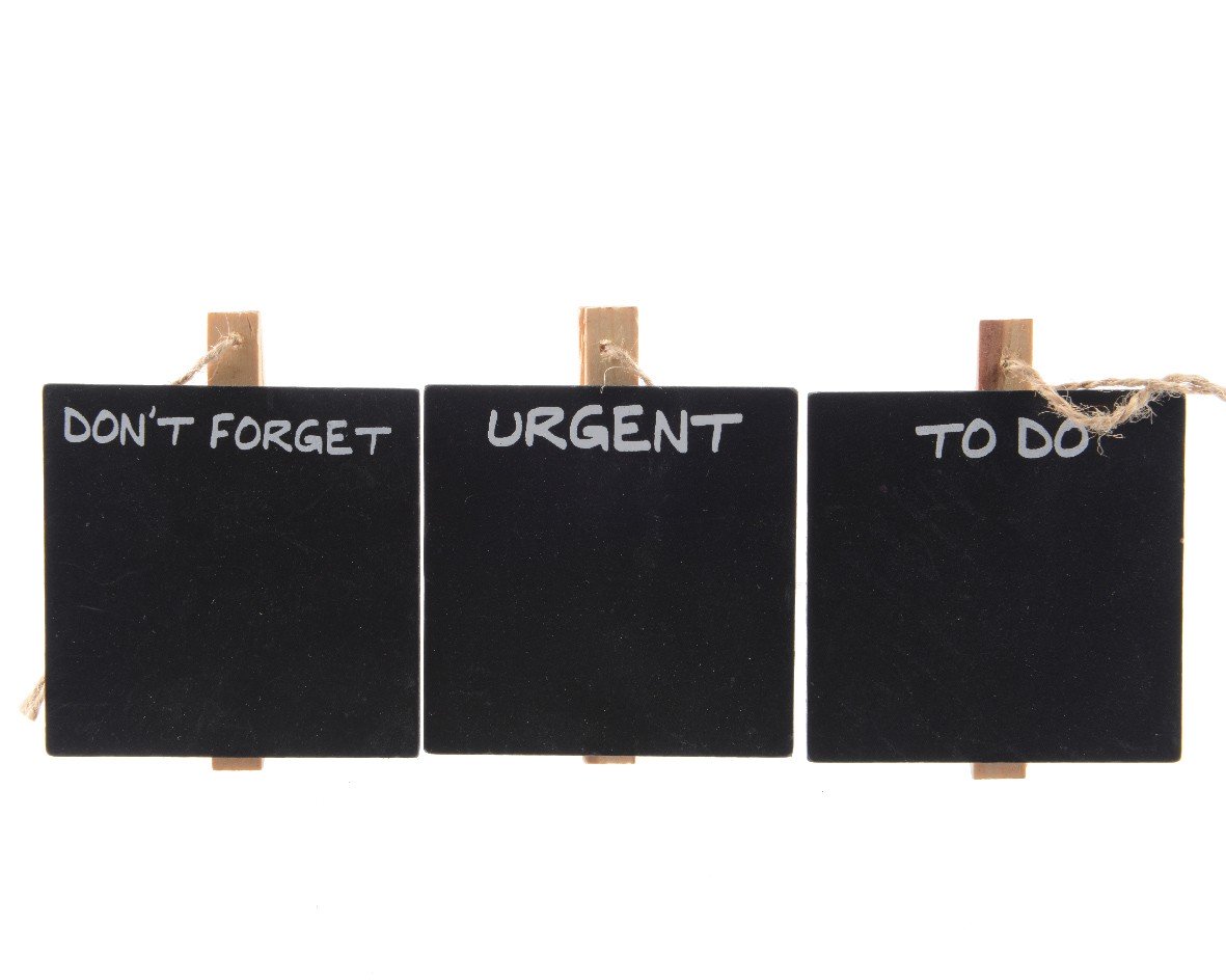 LAVAGNETTA "URGENT - DON'T FORGET - TO DO" 8x10CM