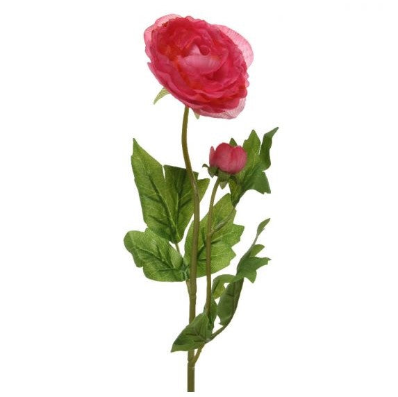 CAMELIA ROSA ARTIFICIALE 10X8X57CM