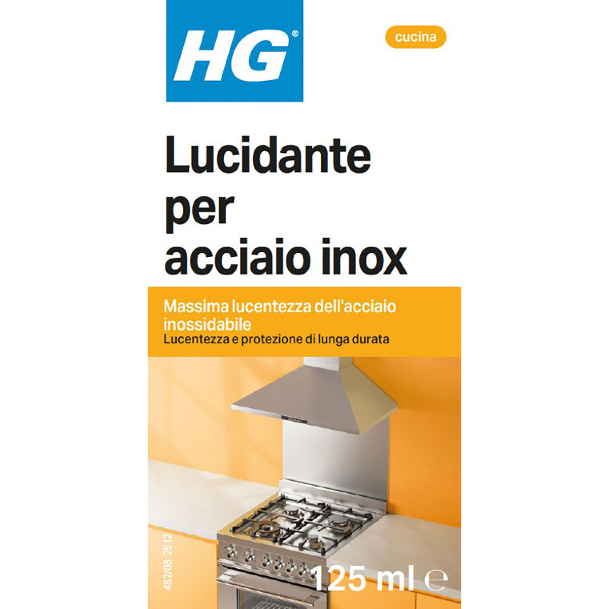 HG LUCIDANTE AD AZIONE RAPIDA PER ACCIAIO INOX 125 ML