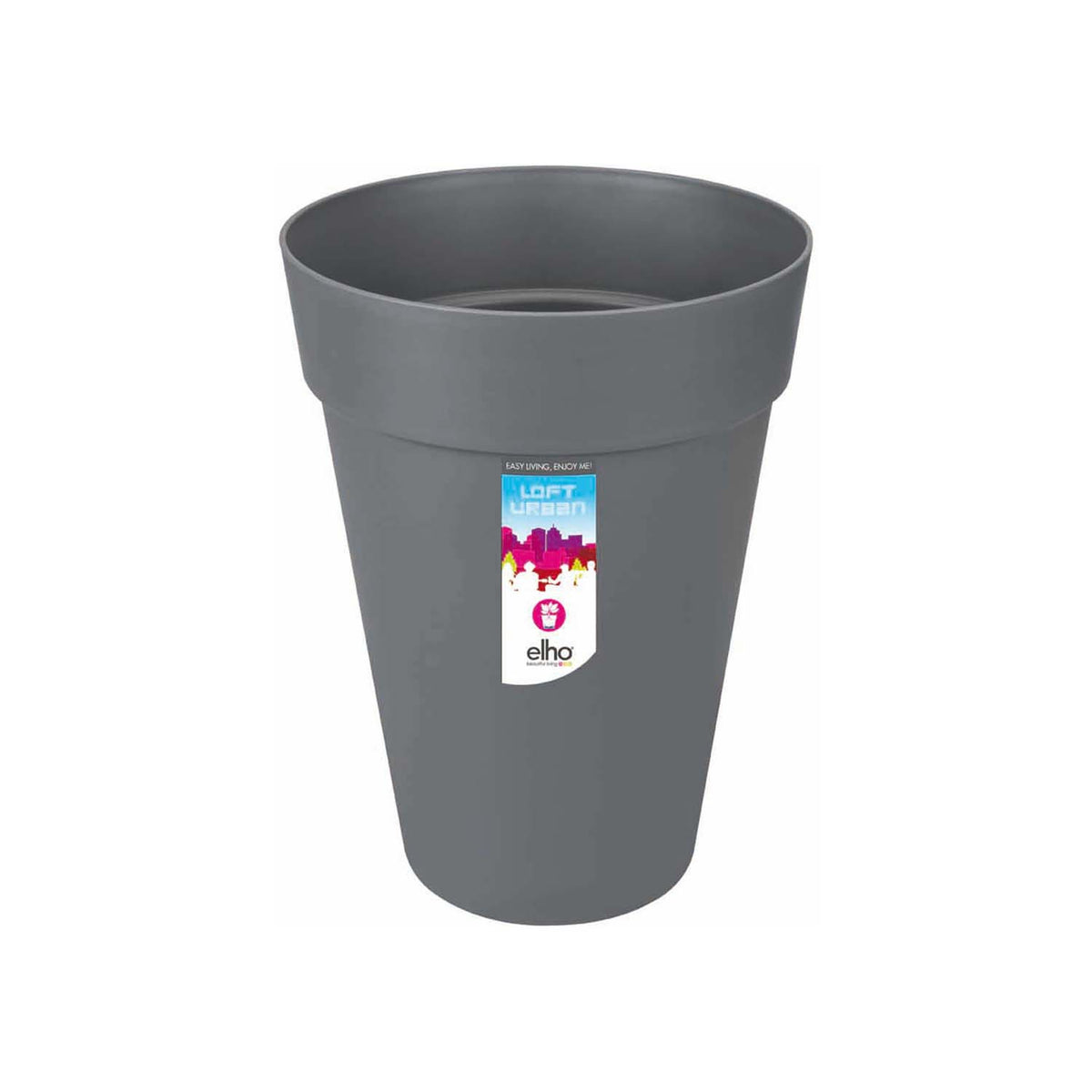 LOFT URBAN RUNDE HOHE VASE 28CM FARBE NACH WAHL