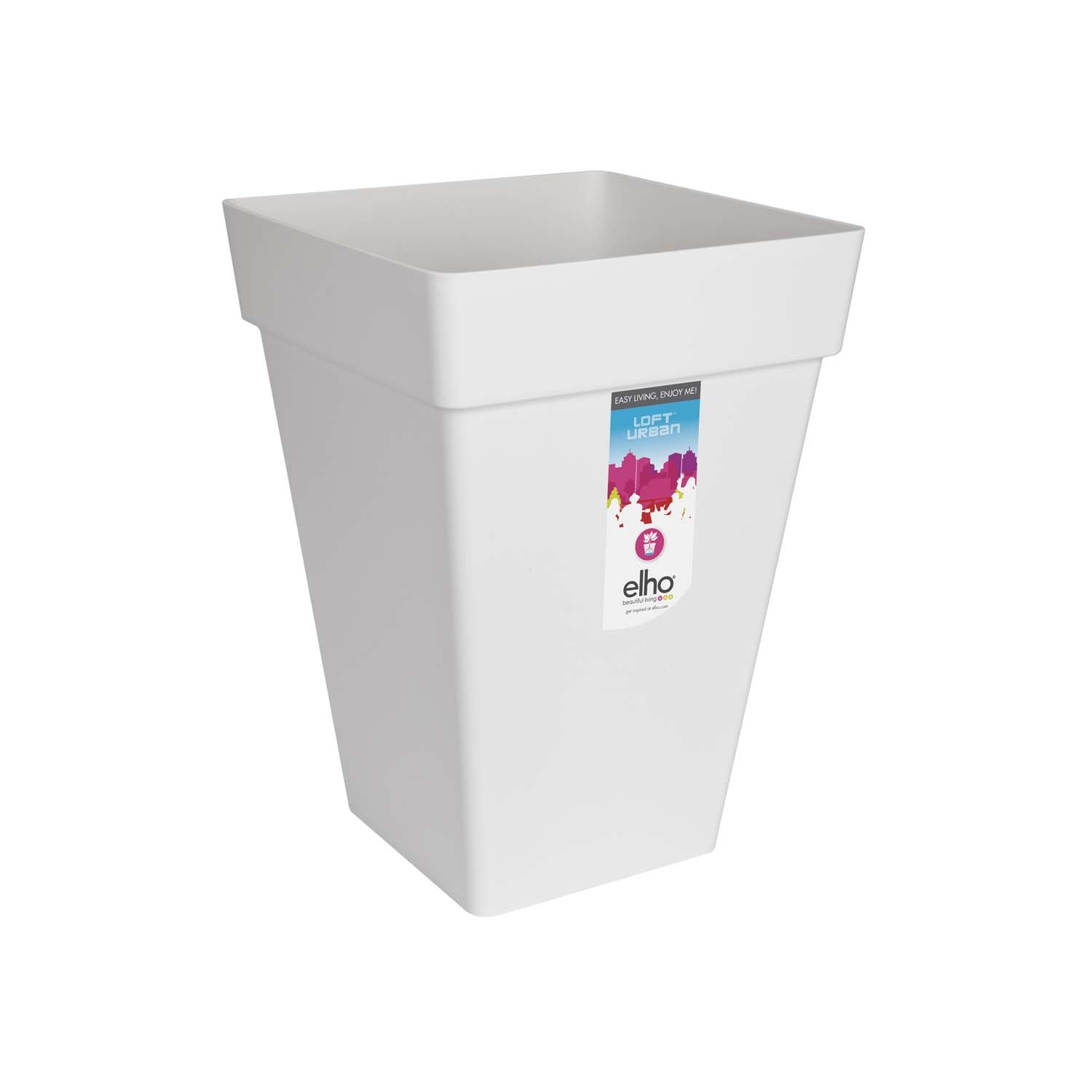 VASO LOFT URBAN SQUARE HIGH 30CM COLORE A SCELTA