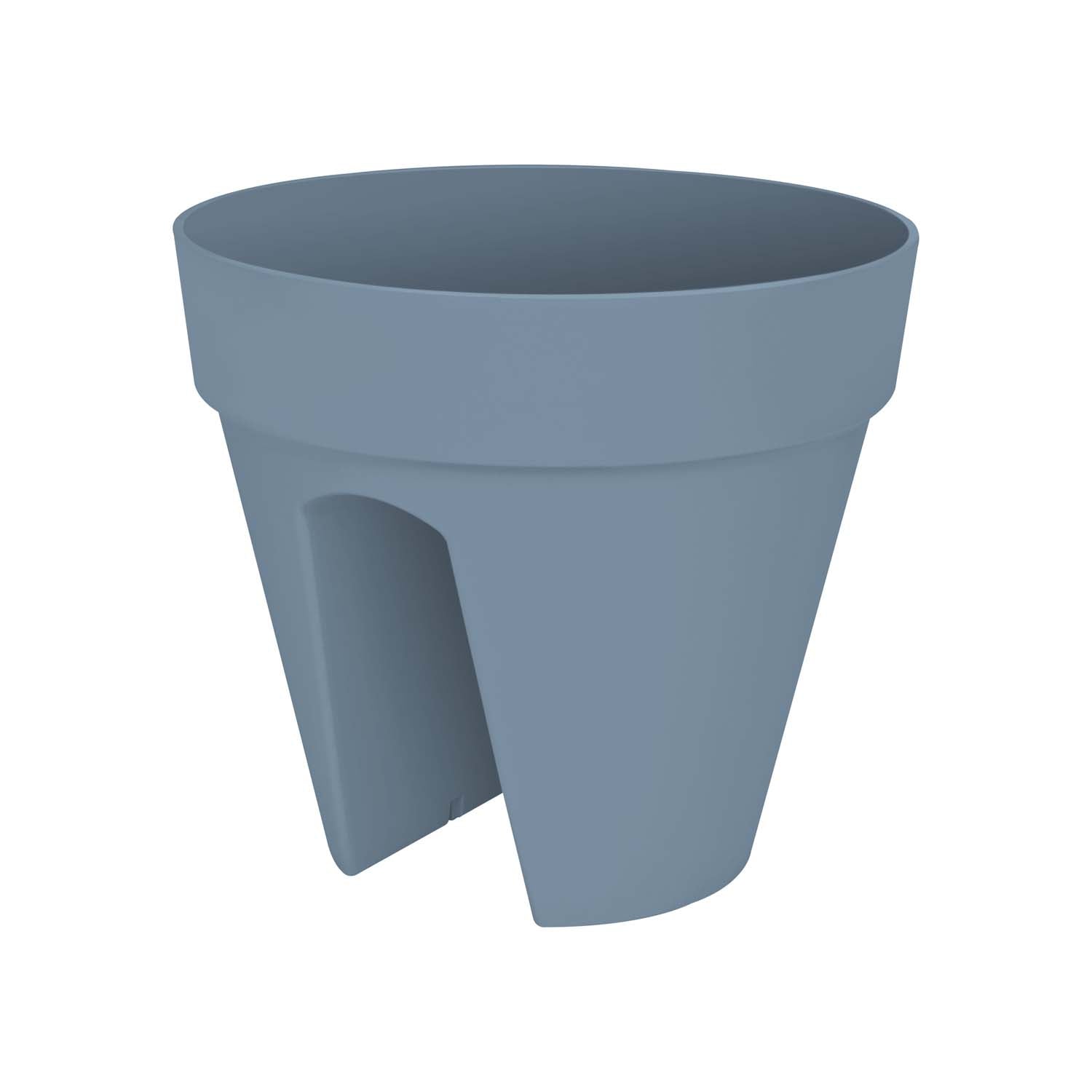 BALCONETTA VASO LOFT URBAN FLOWER BRIDGE 30CM COLORE A SCELTA