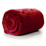 COPERTA PLAID ENZO 130X180CM ROSSO