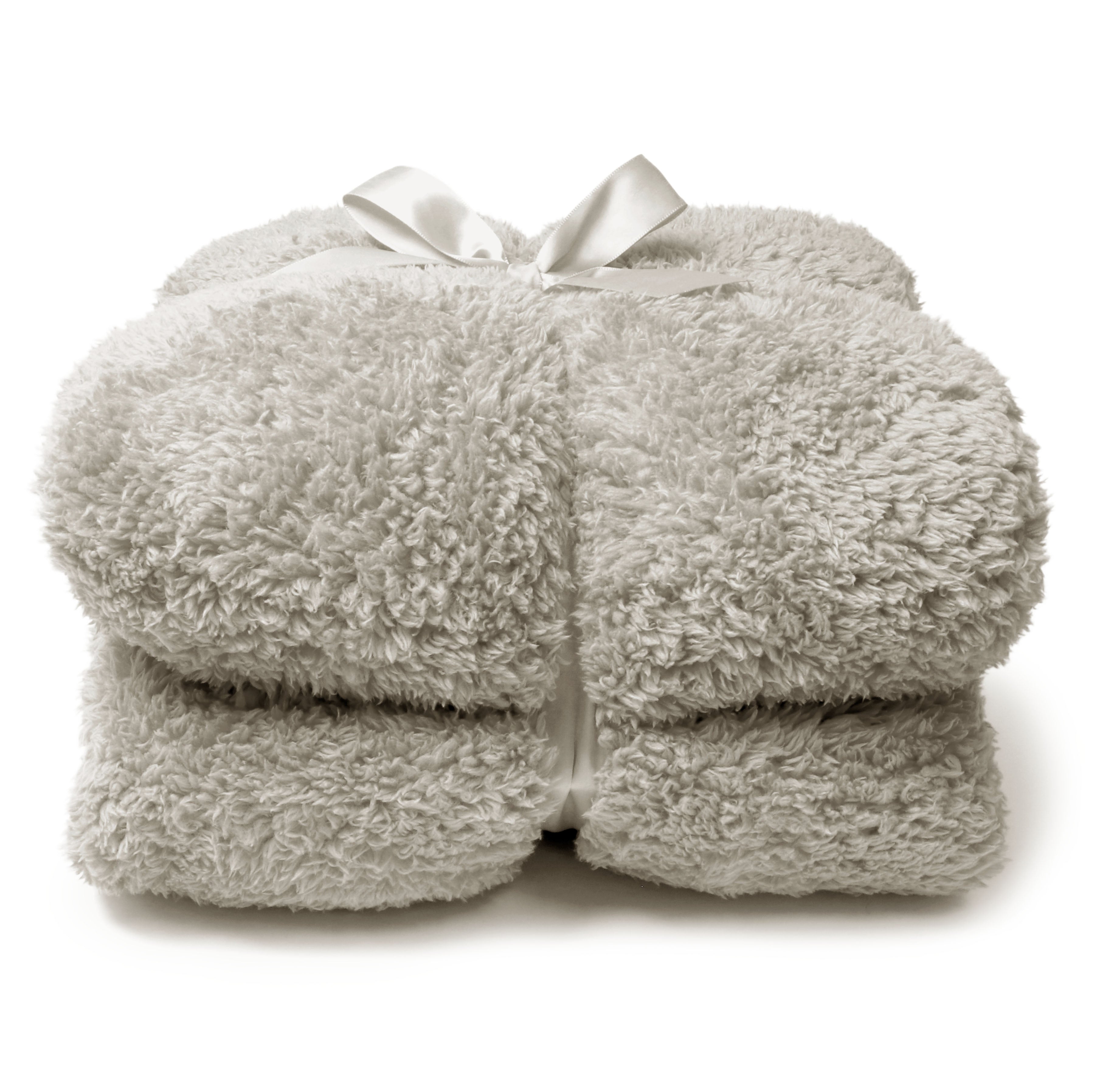 COPERTA PLAID TEDDY 150X200CM GRIGIA