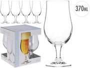4 BICCHIERI DI BIRRA IN VETRO 37CL