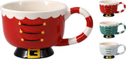 Tazza Natale 3 Disegni Assortiti 440ml