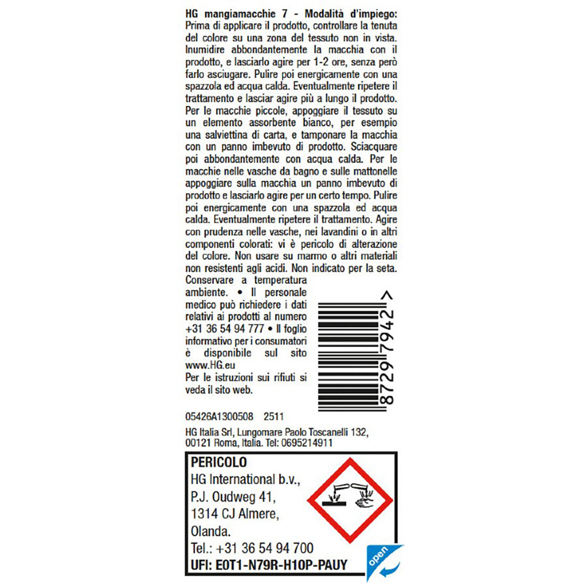 HG Mangiamacchie n. 7 Ruggine 50 ml