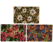 ZERBINO DECORAZIONE FIORI 40X60X1,5CM ASSORTITO