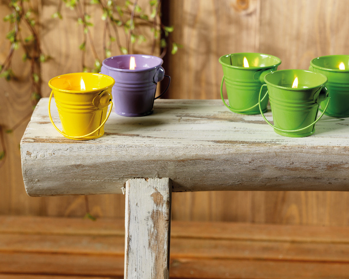 3 CANDELE ALLA CITRONELLA COLORE ASSORTITO