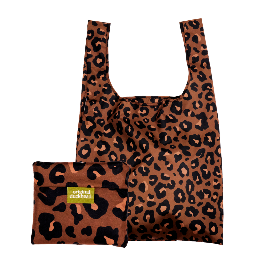 Borsa Riutilizzabile Ecologica in rPET Stampa Leopardata - immagine 1