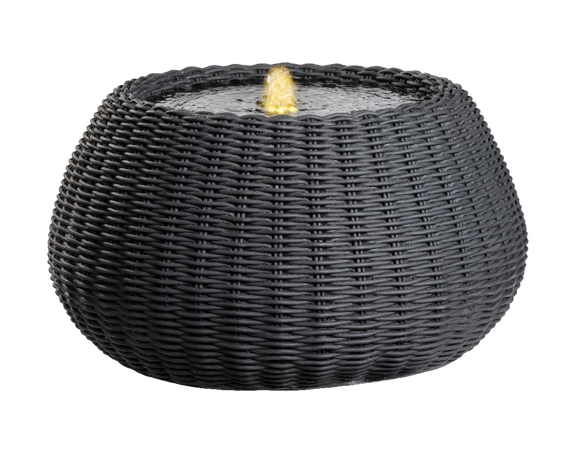 FONTANA VIMINI ANTRACITE Ø54XH.28CM