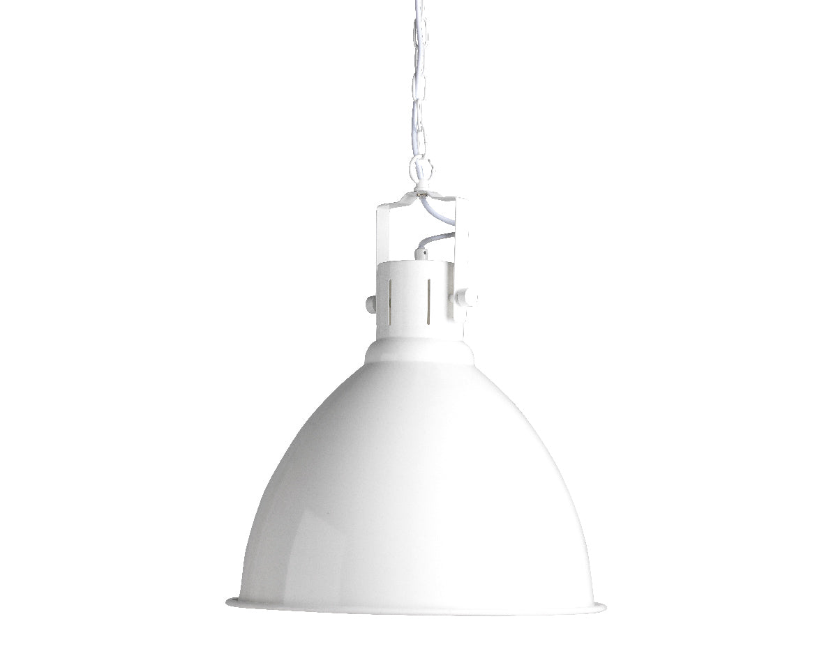 LAMPADA DA SOFFITTO IN METALLO BIANCO 40X49CM