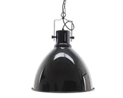 LAMPADA DA SOFFITTO IN METALLO NERO 40X49CM
