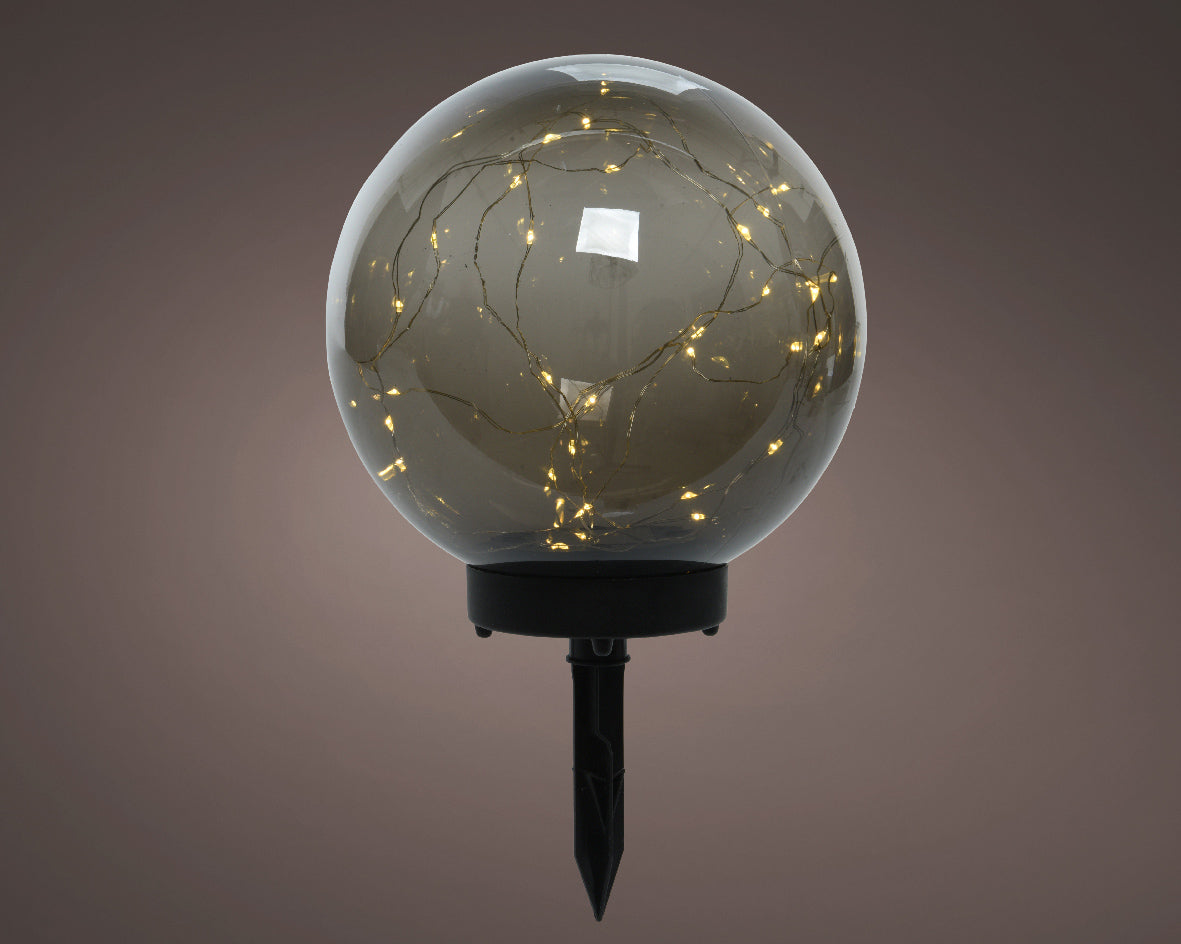 LAMPADA SOLARE 20X28CM GRIGIO FUMO