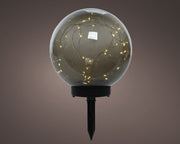 LAMPADA SOLARE 30X38CM GRIGIO FUMO