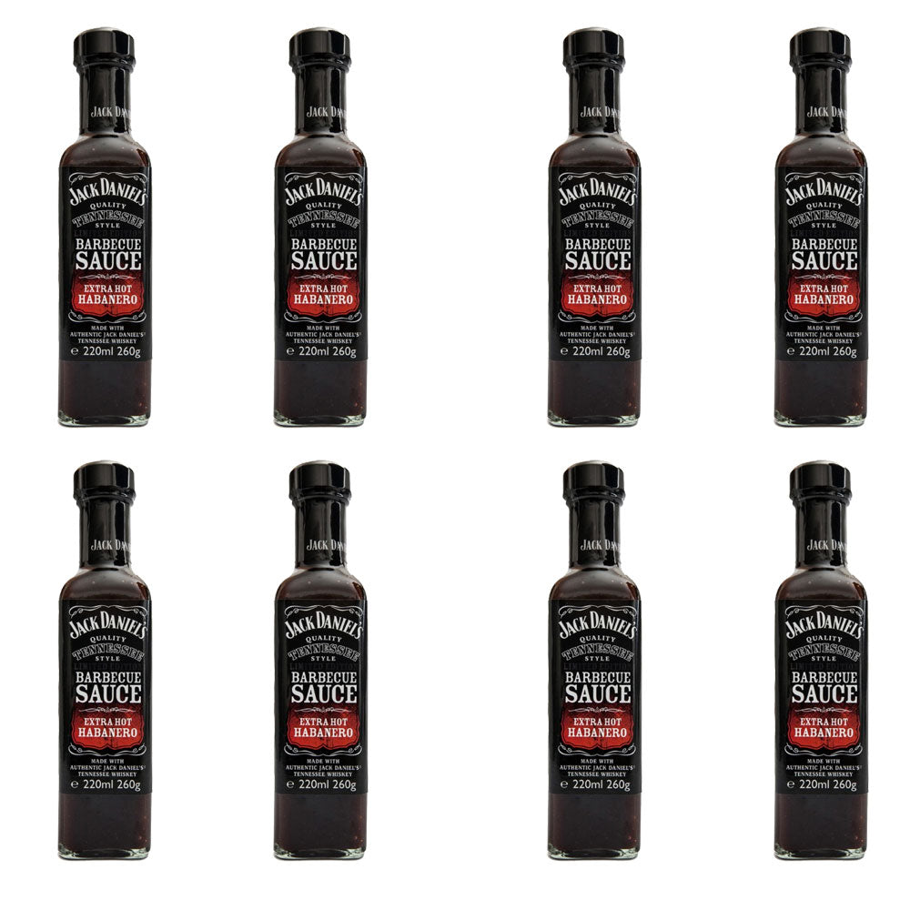 OFFERTA 8 SALSE BARBECUE EXTRA HOT HABANERO PEPERONCINO 260GR