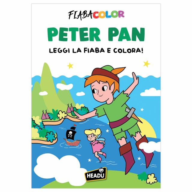 Libro da colorare Peter Pan 32 pagine Multicolore Headu