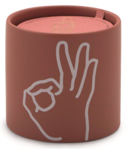PADDYWAX Candela in Vetro Impressions "OK" Fragranza Acqua di Rose 163gr