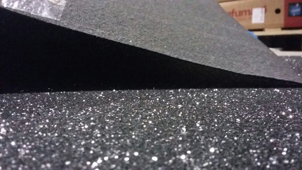 PASSATOIA NERA GLITTER MQ A SCELTA