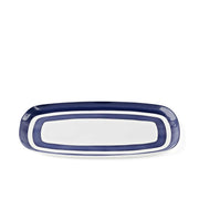 Vassoio Riviera 43x23,5cm Bianco e Blu Guzzini