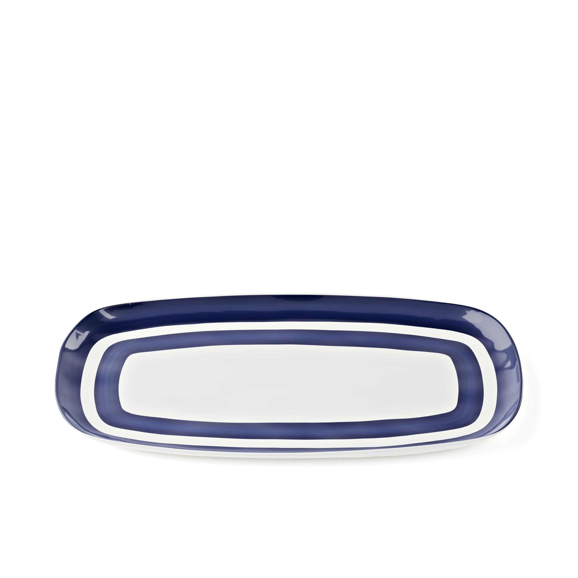 Vassoio Riviera 43x23,5cm Bianco e Blu Guzzini