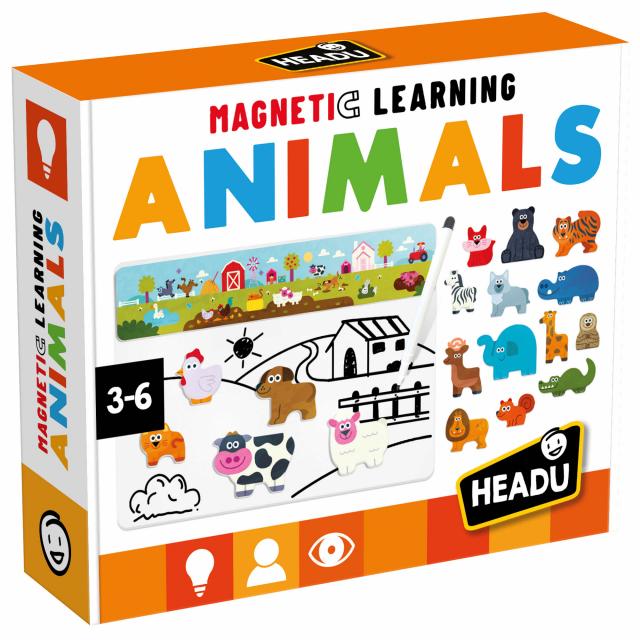 Gioco Educativo Magnetico Animali 3-6 Anni HEADU