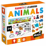Gioco Educativo Magnetico Animals 3-6 Anni Headu
