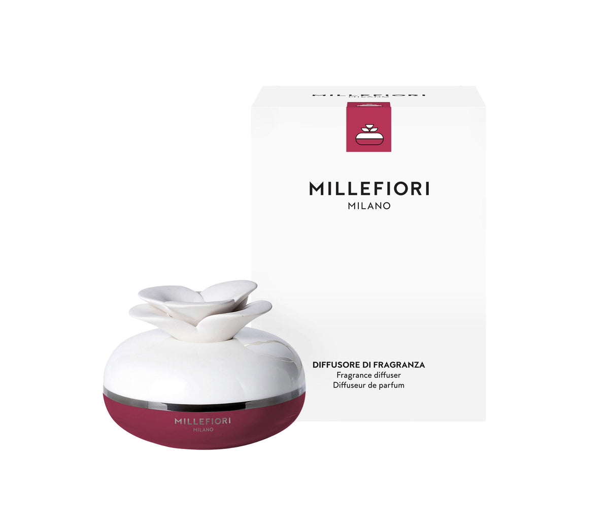 Diffusore Air Design Fiore Rosso 100ml  MILLEFIORI MILANO