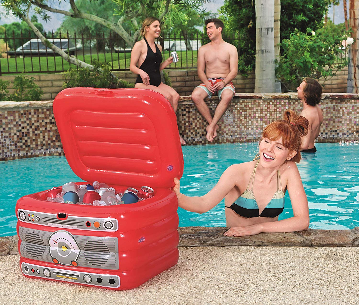 BORSA FRIGO GONFIABILE PARTY TURNATABLE 61X53CM